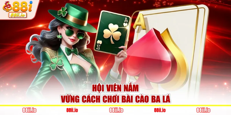 Hội viên nắm vững cách chơi bài cào ba lá