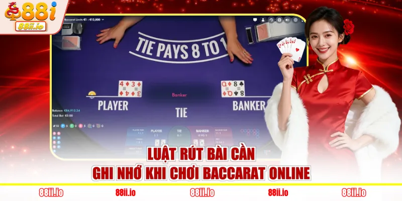 Luật rút bài cần ghi nhớ khi chơi Baccarat online